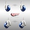 Service Caster 3 Inch 316SS Solid Polyurethane Swivel 1/2 Inch Threaded Stem Caster Brakes, 2PK SS316TS20S314-SPUS-121315-2-TLB-2 - alternate 5